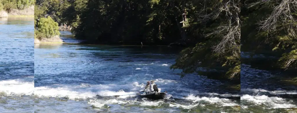 Fishing Guide, Outfitter in Bariloche, Patagonia, Argentina. Limay River Manso River. Brown Trout, Rainbow trout. Fishing Lodge.